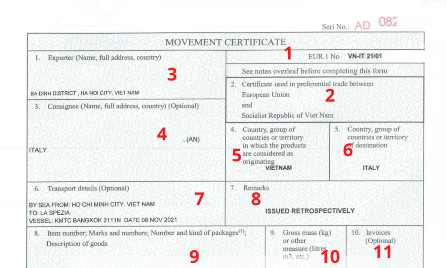 Khai C/O điện tử